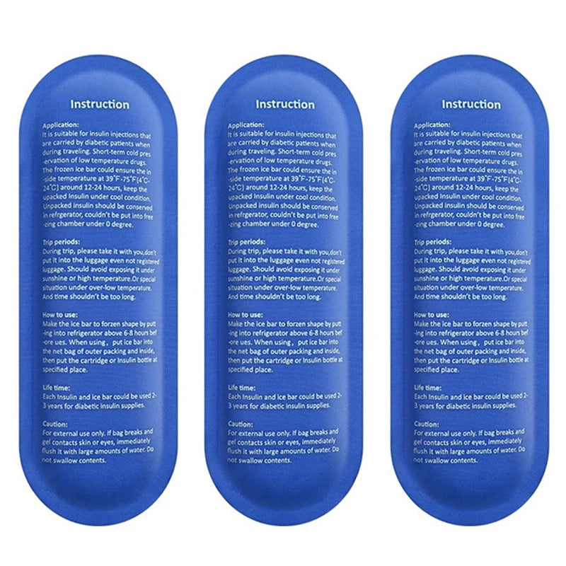 Portable Insulin Cooling Bag Carry-on Protector Waterproof Diabetic Medication Storage Bag for Insulin Pen Daily Life and Trips