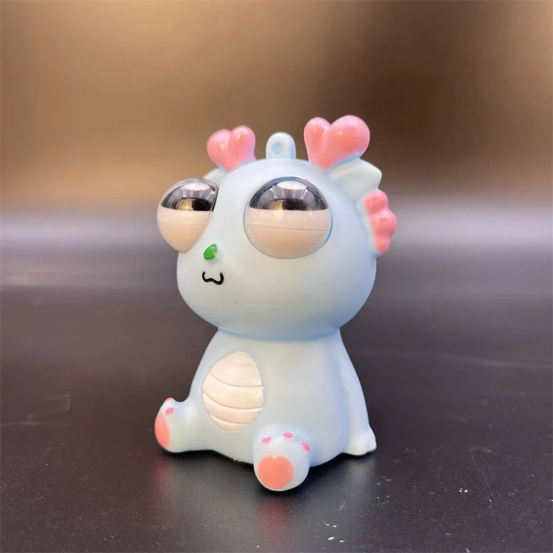 Creative Explosive Eye Dragon Dinosaur Decompression Toy Squeezing Joy Squeezing Staring Eye Funny Release Animal Sensory Toys