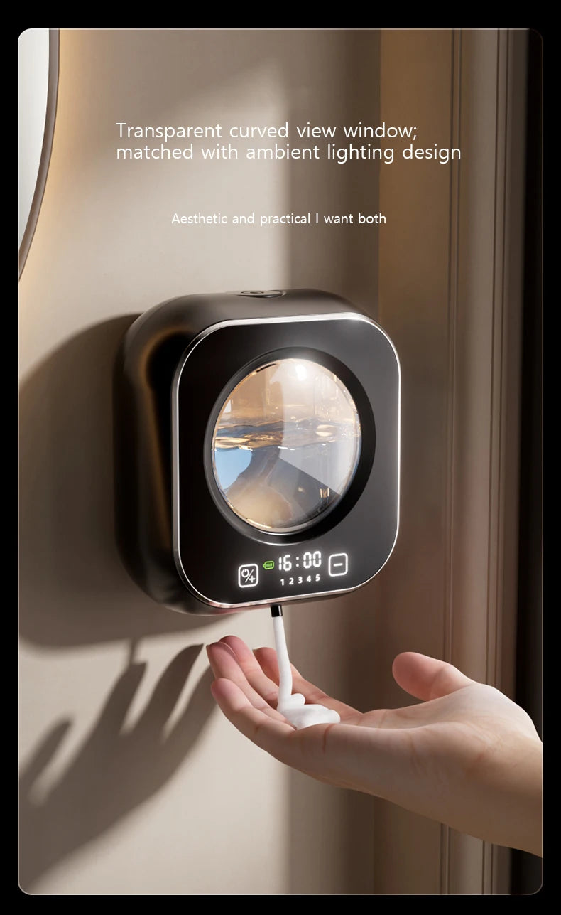 Xiaomi Wall Mounted Automatic Soap Dispenser with Large Capacity Non-contact Rechargeable Sensor Kitchen with LED Intelligence C