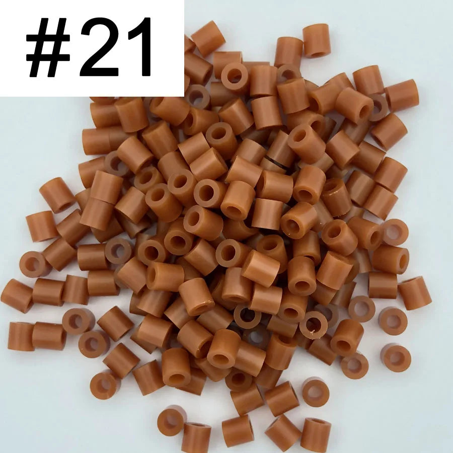 5mm 1000PCS  Black white gray blue green purple Hama Beads for Kids Iron Fuse Beads diy Puzzles Pixel Art Gift Children Toy