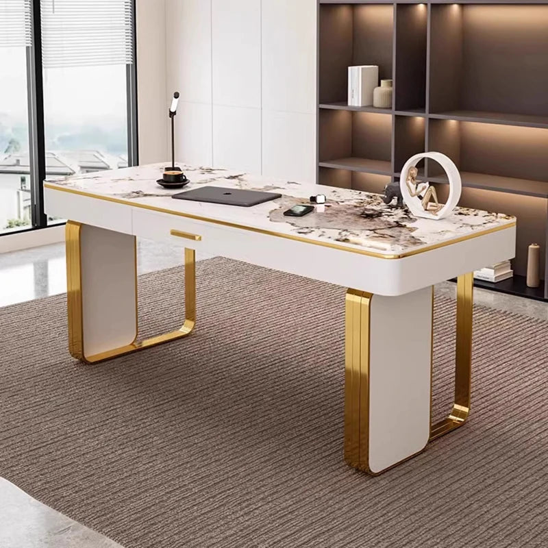 Modern Luxury Rock Slab Room Desks Gaming Desk Computer Desk Office Table Gaming Table Motion Study Computer Desks Furniture