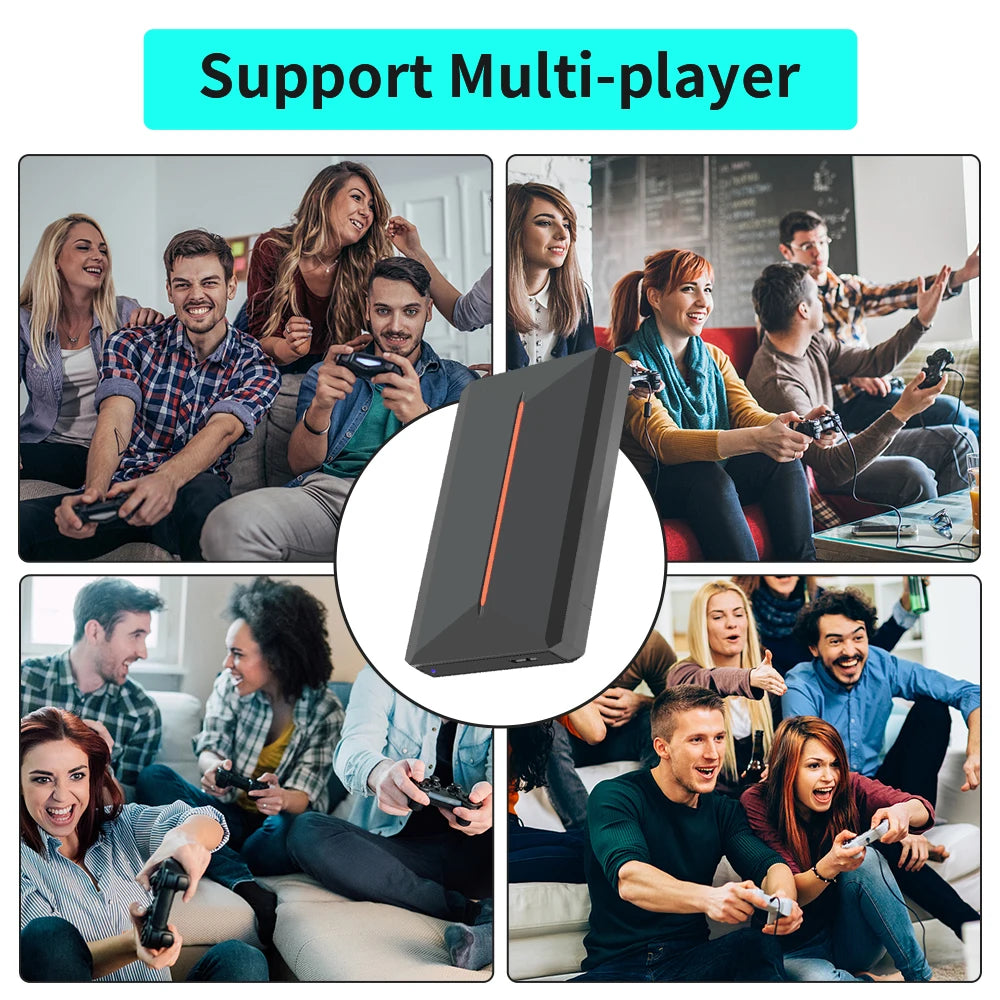 Hyper Base Lbox 500GB Gaming Hard Drive For PS4/PS3/PS2/Wii/Wiiu/Gamecube/Saturn With 3700+ Games Plug&Play For Win PC Launchbox