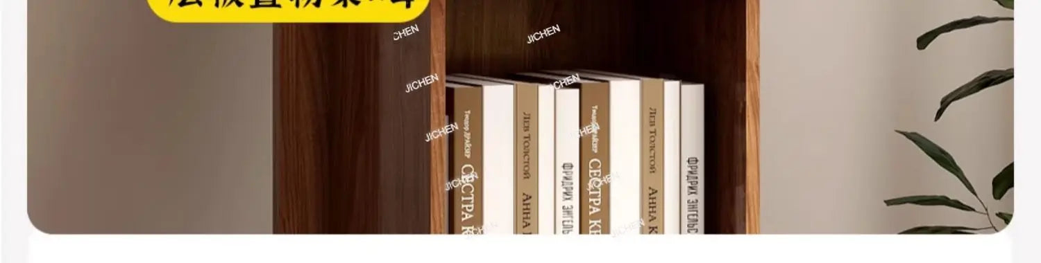 Removable magazine bookshelf rotating full-length mirror vertical full-body floor rotating storage integrated fitting mirror