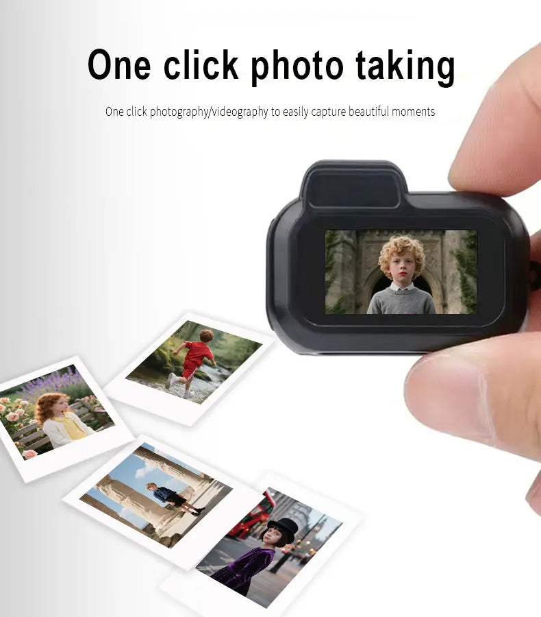 Mini Y3000 Keychain Camera 8MP Photo Tiny Digital Body Cameras Thumb Cam DV Micro Camcorder Support SD Card With Screen for Kids