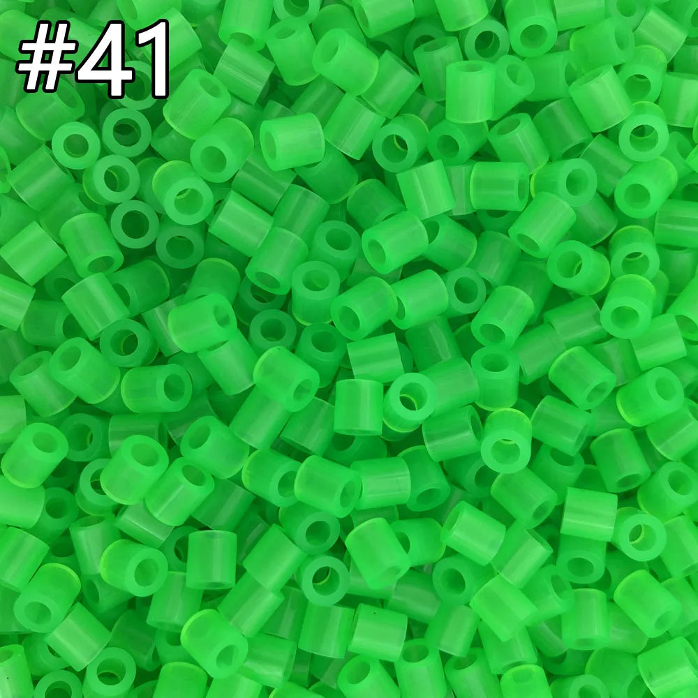 5mm 1000PCS  Black white gray blue green purple Hama Beads for Kids Iron Fuse Beads diy Puzzles Pixel Art Gift Children Toy