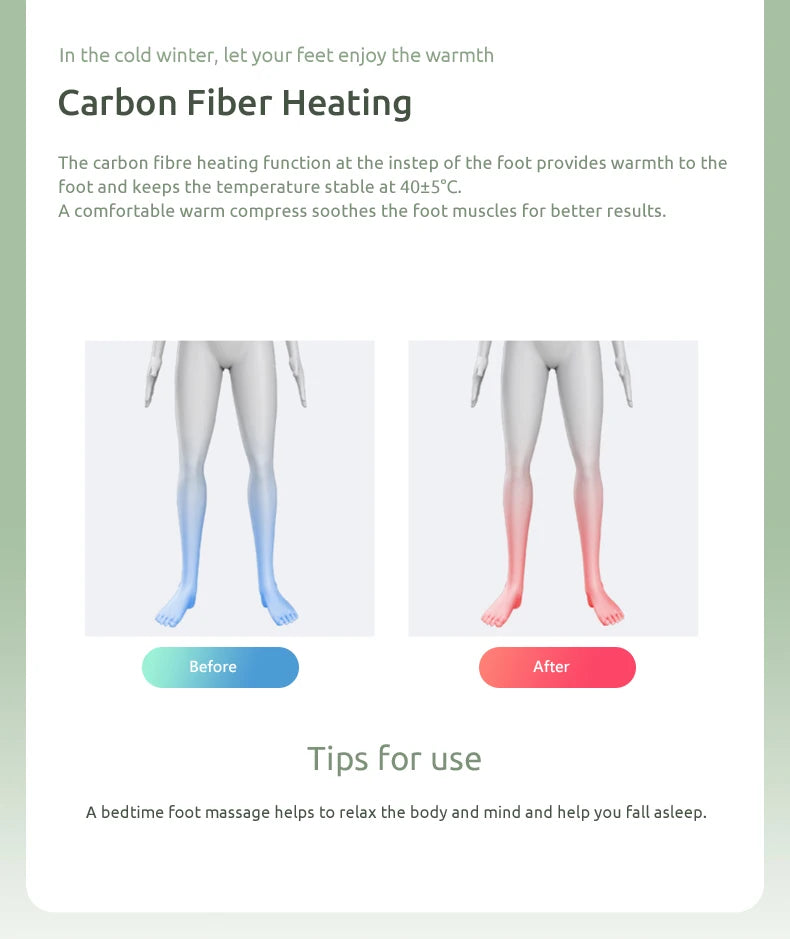 MARESE Electric Calf and Foot Massage Machine Vibration Shiatsu Air Compression Heat Rolling Kneading Leg Beauty Massager K16