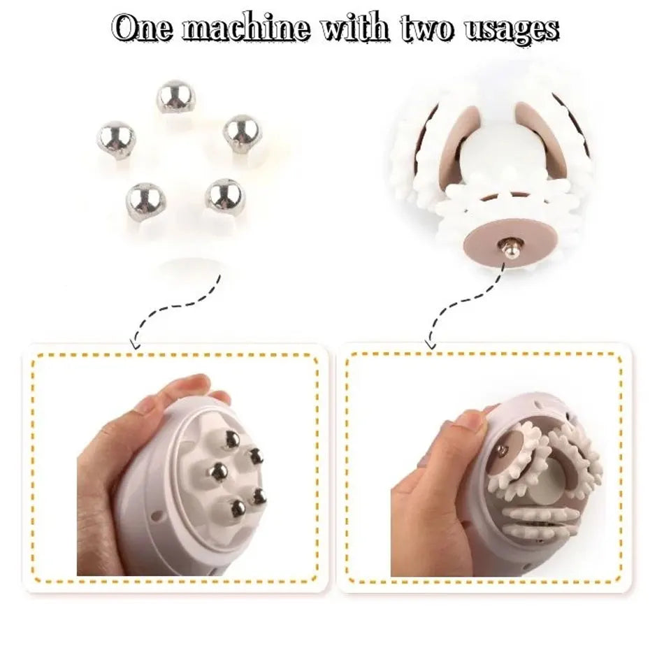 Electric Body Massager Adjustable Full Body Slimmer  Concealment Roller Massager 3D Anti-Cellulite Control Device