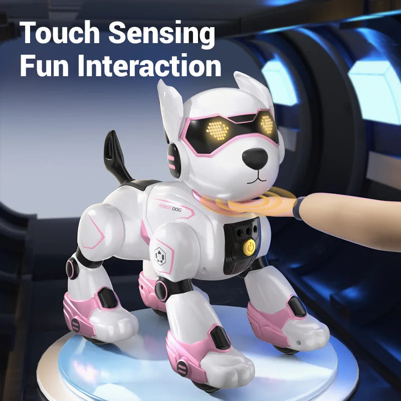 JJRC New Product R27 Smart Voice Robot Dog - Kids' Electronic Pet, Early Education Interactive Toy Robot Halloween Gift