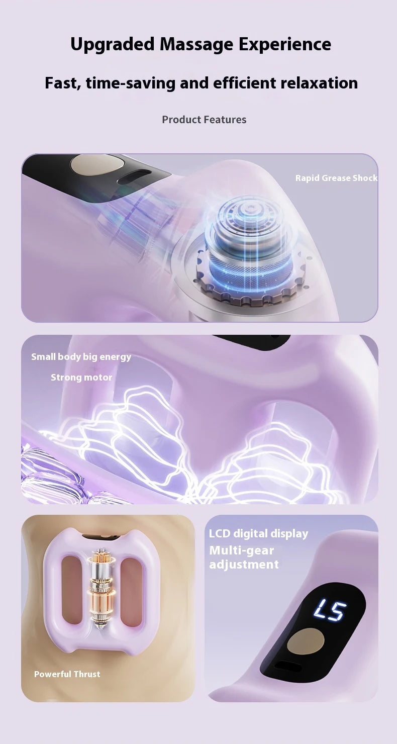 New Multi-Function Electric Fascia Ring Full-Body Vibration Massager Fitness Shaping Fat-Burning Equipment Deep Tissue Massage