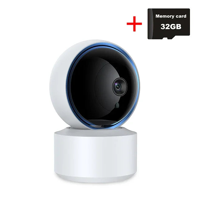 Tuya Smart 360° PTZ Security Camera with AI Motion Tracking- Baby/Pet/House Monitor,2-Way Talk,Ultra - Clear IR Night Vision
