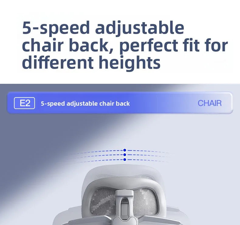 Ergonomic Computer Chair, Reclining Office Swivel Chair, Nylon Feet Four-Level Gas Rod