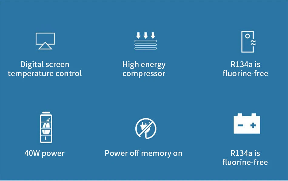 Car refrigerator compressor large truck refrigerated freezer car home dual-use refrigeration mini small freezer 12V24V