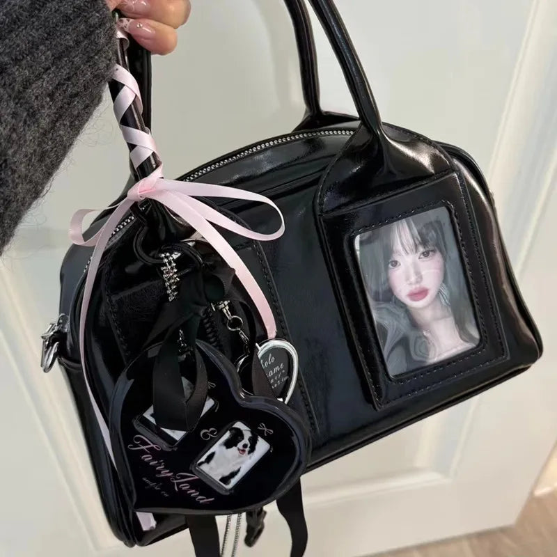 Itbag Small Appetite Can Hold Photo Card Crossbody Bag Women'S Bag Design Sense Niche Boston Pillow Bag Shoulder Groupie Merch
