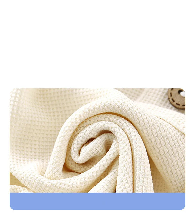 Baby Boys Waffles Clothes Sets Kids Solid Shirt +Shorts 2PCS Suit Toddler Costume Summer Children's Clothing Casual