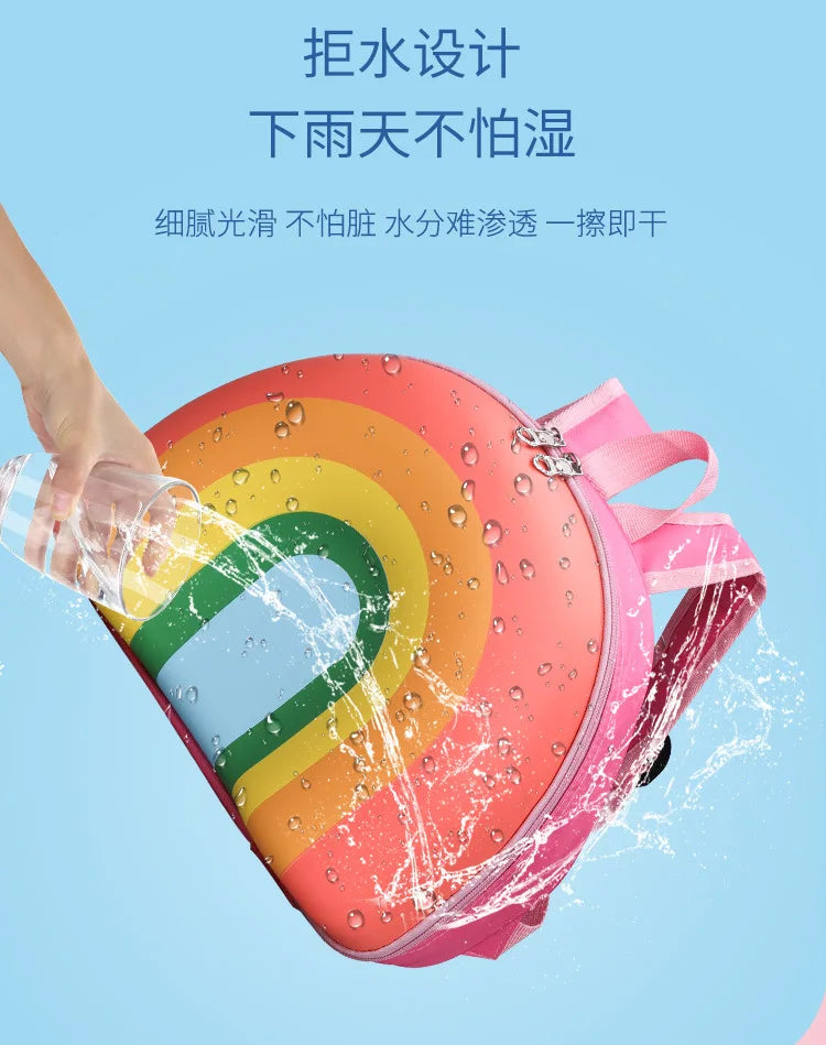 2024 New Korean Version Ice cream Shape Children's Backpack Kindergarten Schoolbag 3-5 Years Old Boys Girls Cute Children Bag