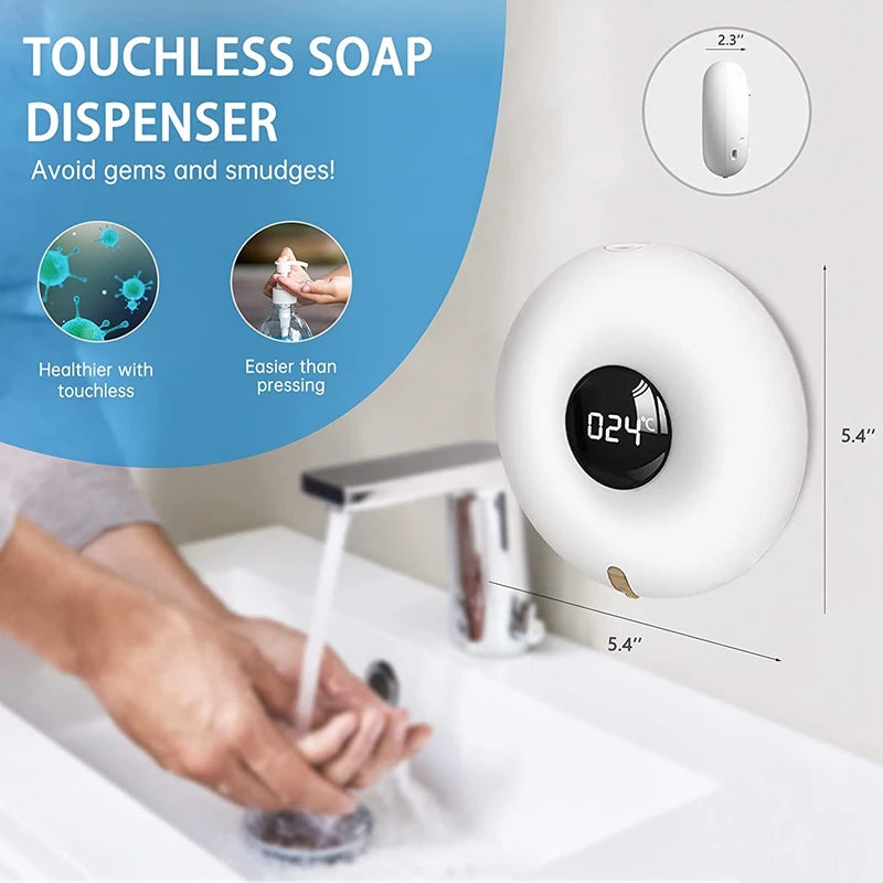 Wall Mounted Soap Dispenser 280ml Touchless Automatic Liquid Foam Soap Dispenser Hand Sanitizer Bathroom Home Accessories