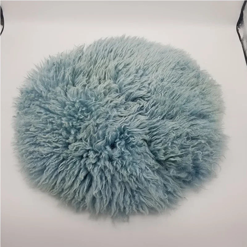 Flokati 100% Wool Blanket Mats Baby Photography Props Newborn Wrap Backdrop Prop for Newborns Photo Shoot Fotografia Accessories