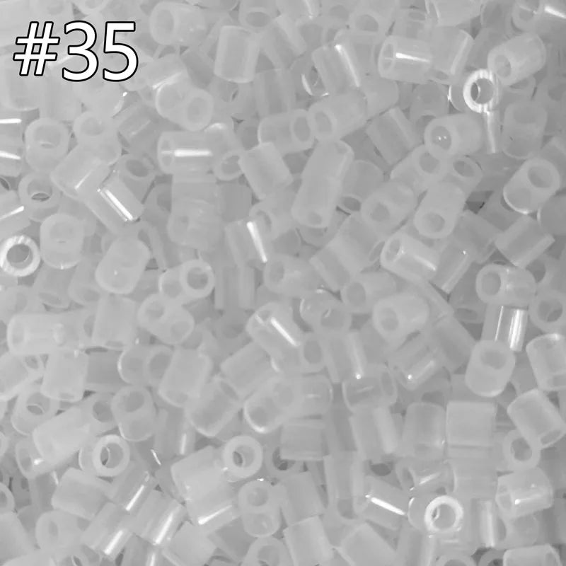 5mm 1000PCS  Black white gray blue green purple Hama Beads for Kids Iron Fuse Beads diy Puzzles Pixel Art Gift Children Toy