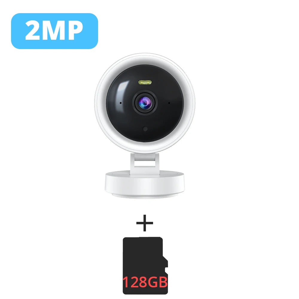 1080P WiFi Camera IP Surveillance Camera Security Baby Monitor 2MP CCTV Audio Video Color Night Vision AI Detect iCSee Mini Cam