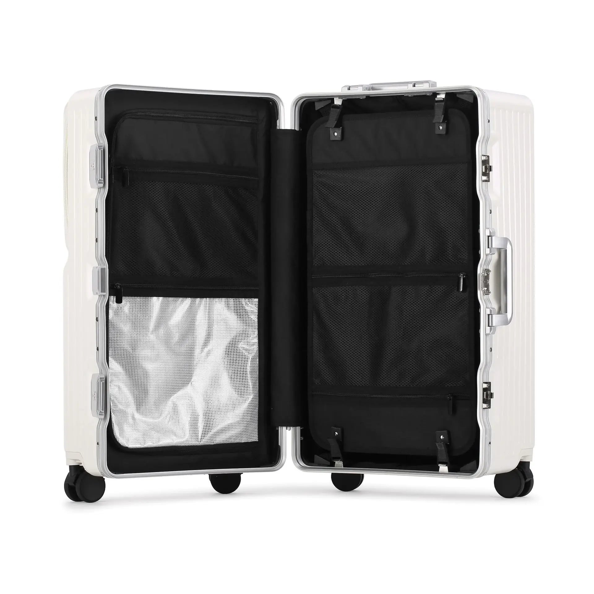 26/28/32 Inch Large Capacity Travel Suitcase Rolling Luggage Aluminum frame Suitcase Trolley Case with Cup Holder Travel Case