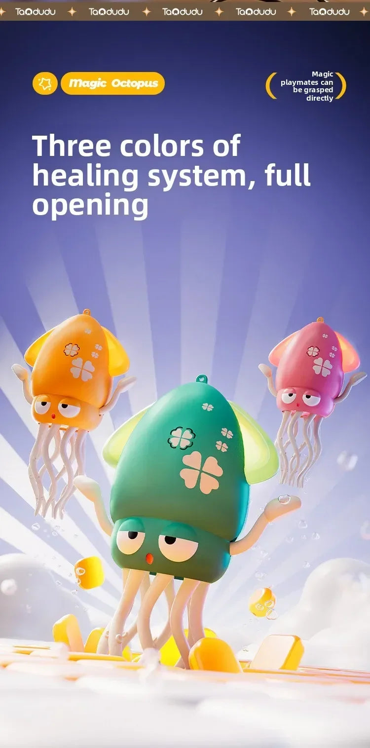 Dancing Octopus Electronic Pets Luminous Fidget Toys Interactive Antistress Stress Relief Toy for Toddler Baby Children Adult