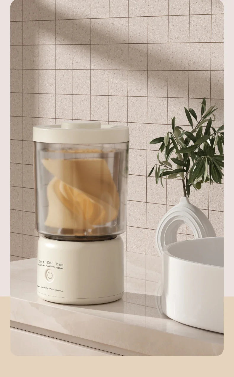 Portable Small Washing Machine Automatic Makeup Brush Cleaner Household Mini Washing Machine for Socks Underwear Panties Washer