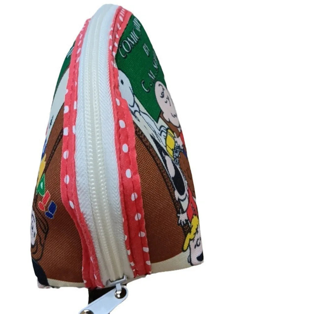 Snoopy Cute Cartoon Canvas Bags Kawaii Anime Storage Bags Students Pencil Case Fashion Coin Purses Birthday Gifts For Friends
