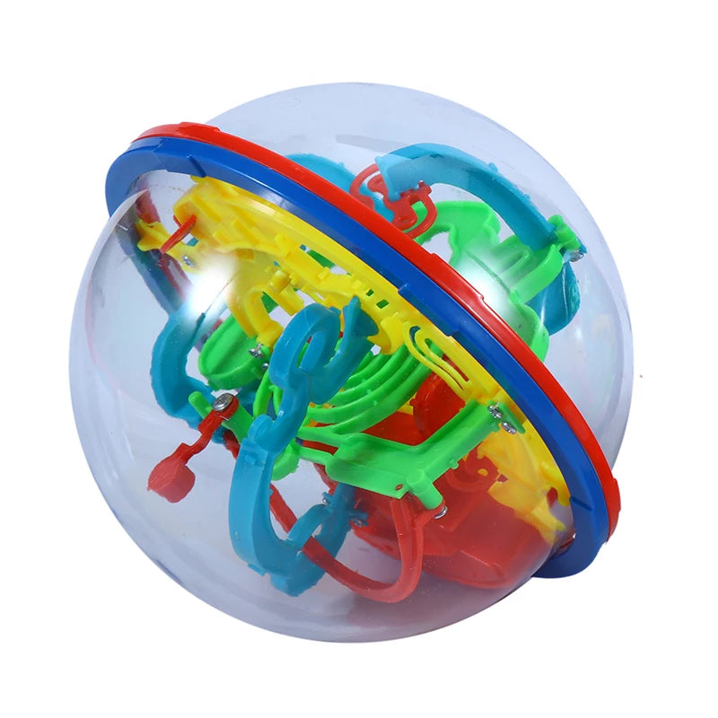 Maze Ball Mini 3D Magic Puzzle Intelligence  Idea Perplexus Maze Game Labyrinth IQ Gifts Display Stand for Kids and Adults