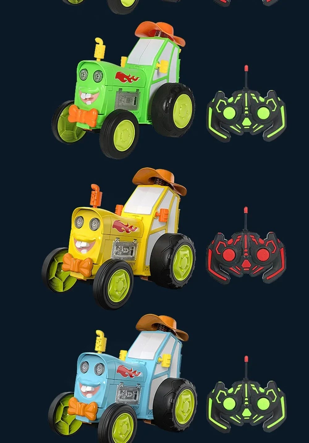 Crazy Jumping Stunt Car Wireless Infrared Remote Control Car Dance Lights Music Swing Fun New And Unique Children's Toys