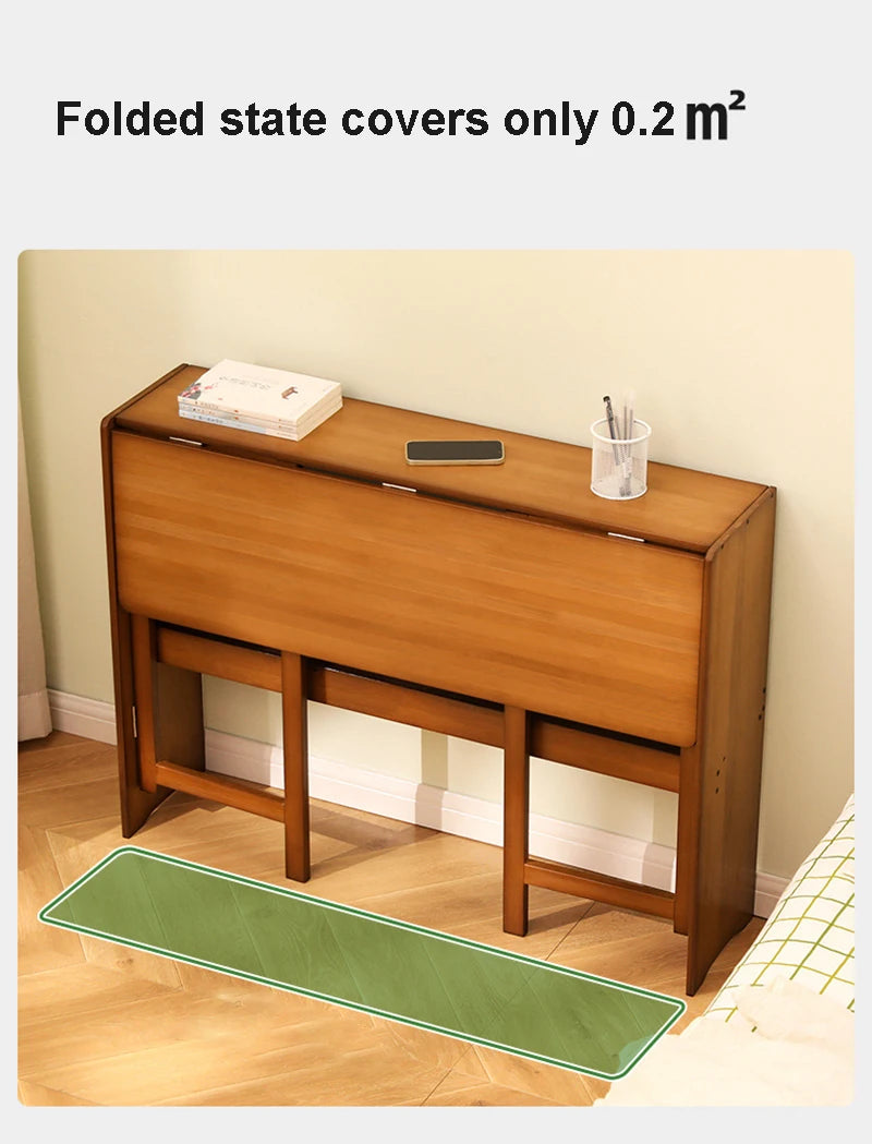 Folding Desk Computer Table Desk Student Household Small Desktop  Bedroom Bedside Writing Workbench