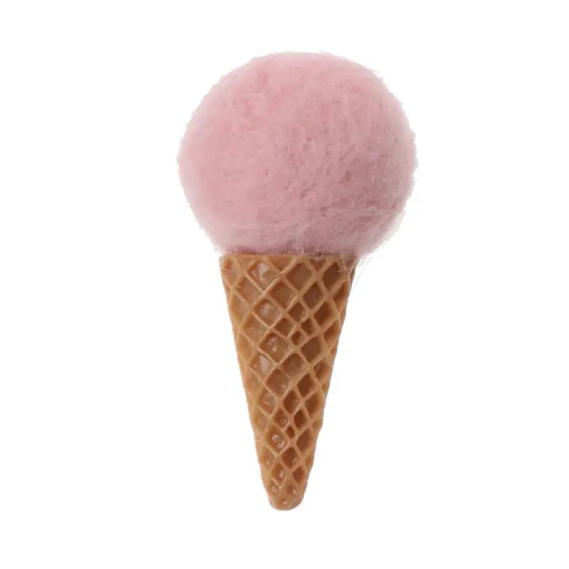 Newborn Felt Ice Cream Props Tiny Baby Girl Boy Photo Shoot Handmade Felt Photography Props Accessories