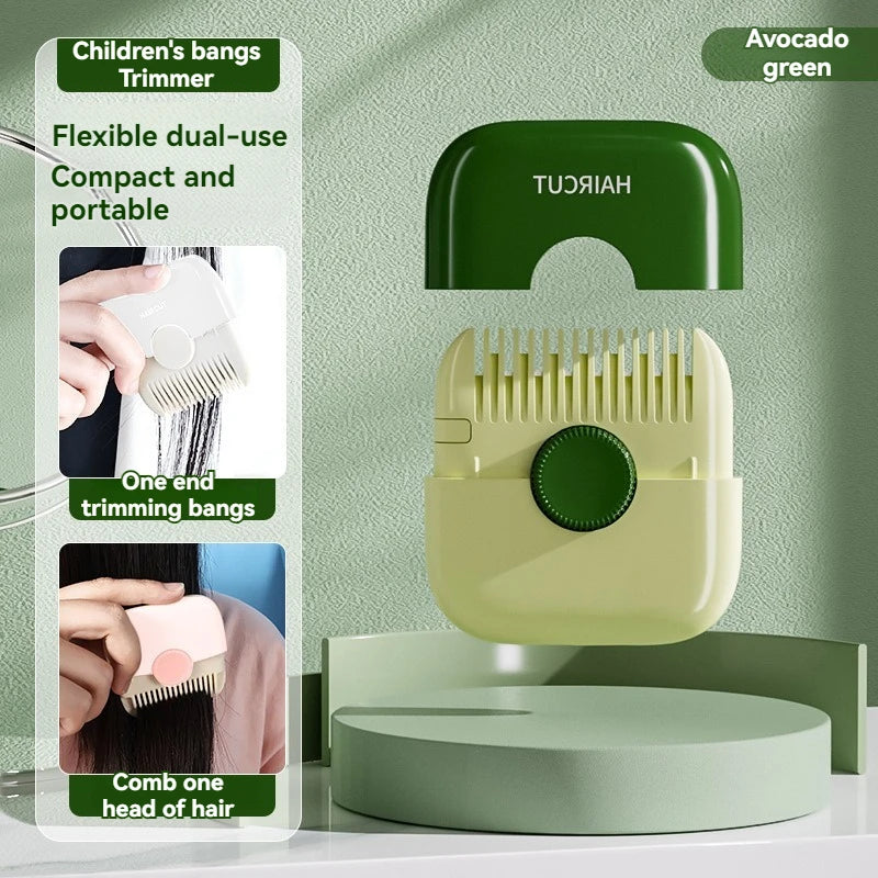 New Pattern 2 In 1 Baby HairCut And Hairdressing Comb Trim Bangs And Broken Hair Bangs Trimmer Manual Portable Barber Comb