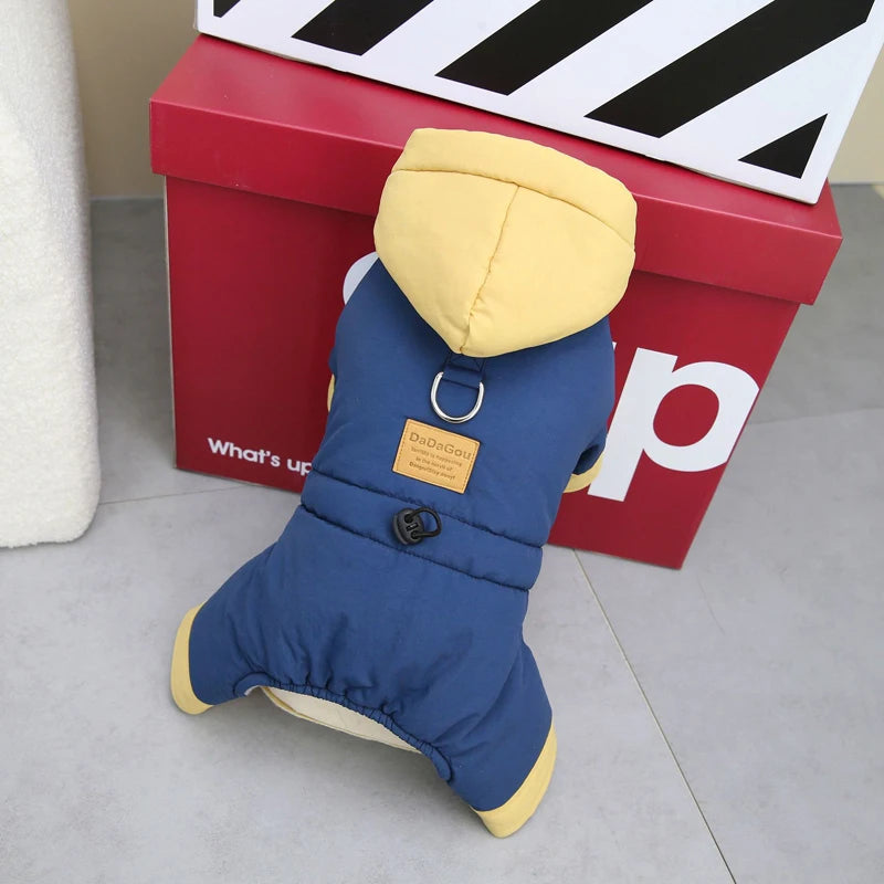 Thicken Warm Dog Jumpsuit Winter Dogs Clothes for Chihuahua Youkshire Coat Windproof Puppy Overalls Poodle Jacket Pet Apparel