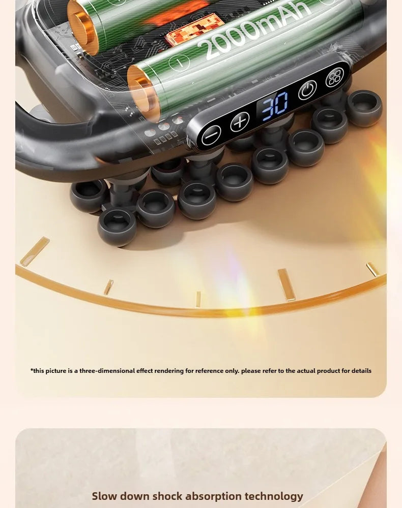 32 Massage Heads Massage Gun Deep Tissue Muscle Professional High Quality Wireless Frequency Vibration Red Light Masajeador