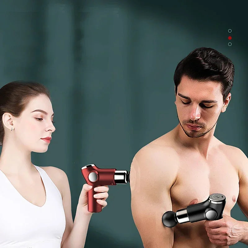 32 Speed LCD Body Massge Gun Vibration Neck Massager Portable Fitness Device For Body Neck Arm Deep Massager