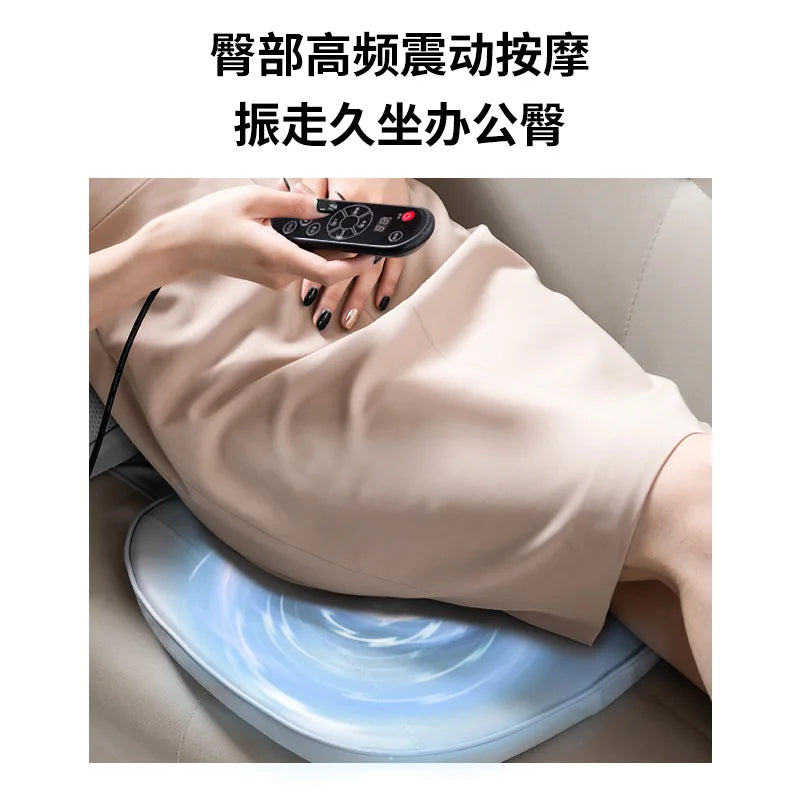 Electric Massage Pad Neck Massage Massager Waist and Neck Dual-purpose with Remote Control Plug Style