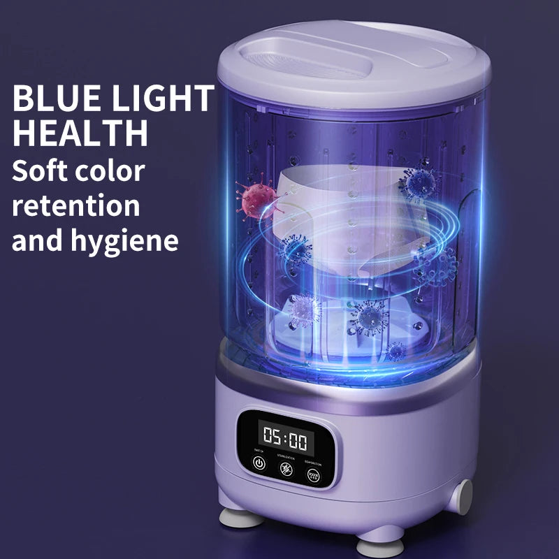 2L Wireless Mini Charging Wash in One Washing Machine Suitable for underwear, socks, pet clothes