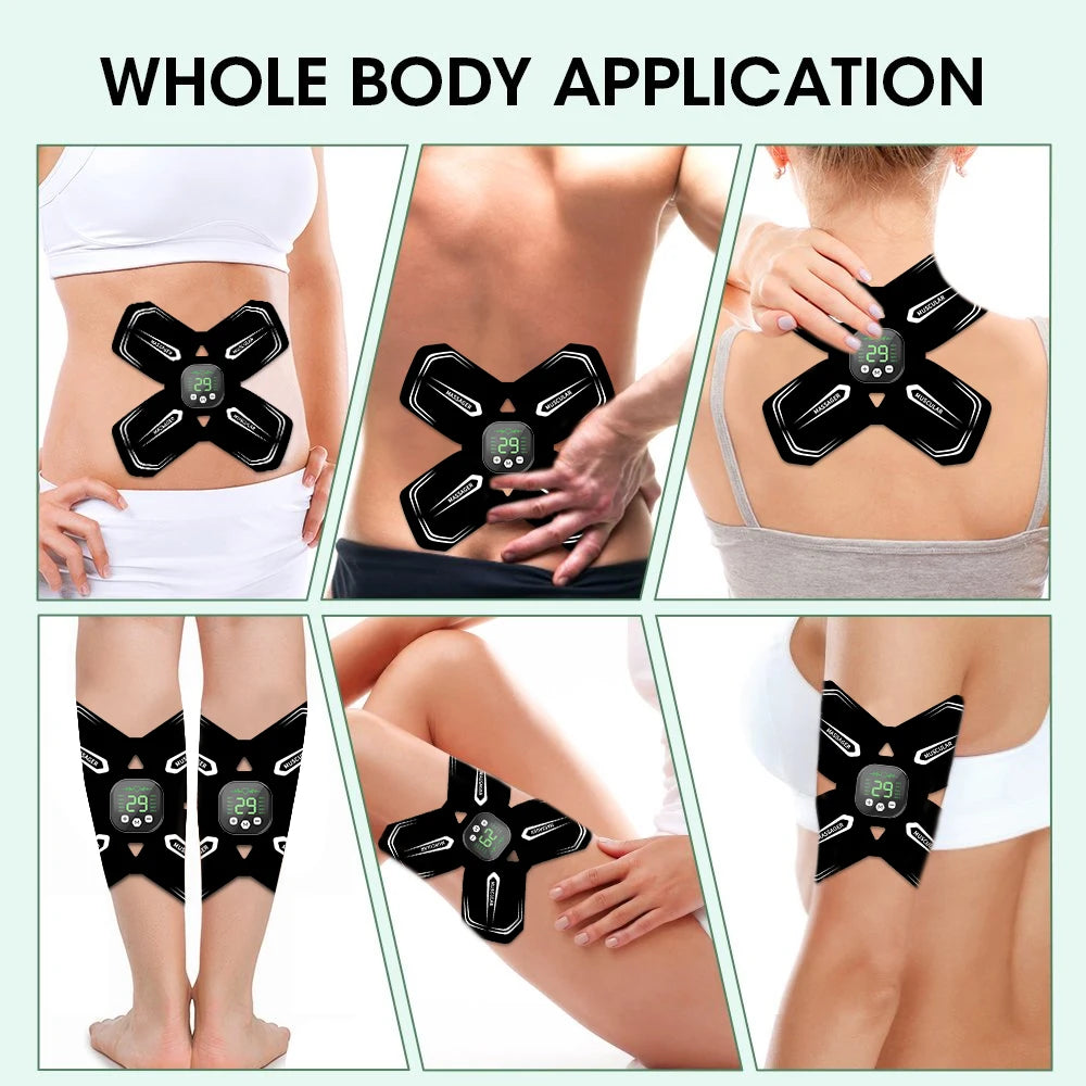 Neck Massager Body Massage EMS Electric Cervical Massage Patch Low Frequency Pulse Muscle Stimulator Pads Pain Relief Relaxation
