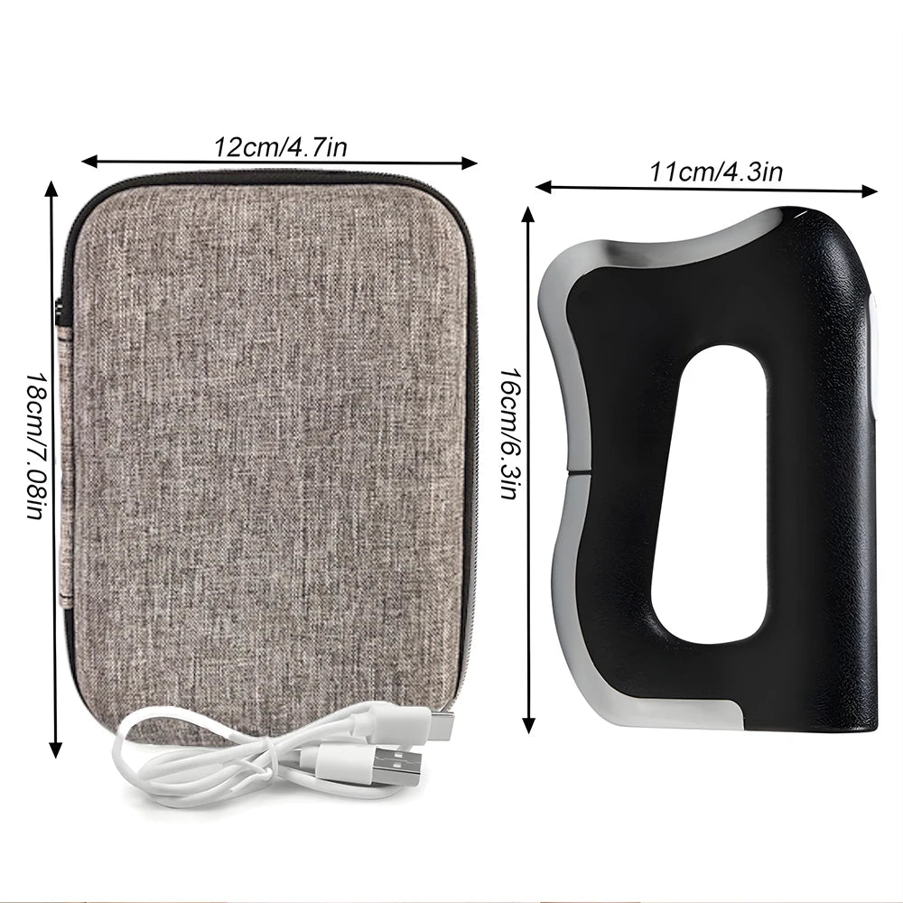 2025 Electric Fascia Massager Body Scraping Warm compress Vibration Muscle  Relaxation Body Lifting Guasha Massage Knife tool