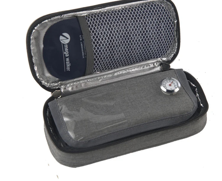 MegaWalke Insulin Cooler Bag Portable Insulated Diabetic Insulin Travel Case Cooler Box Bolsa Termica  Aluminum Foil ice bag