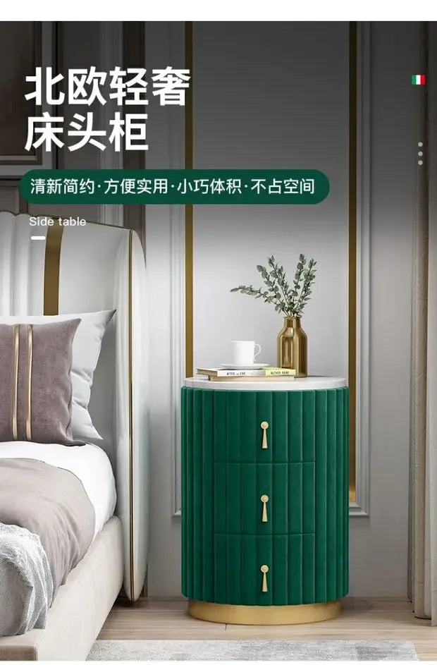 Mobile Side Bed Pink Nightstands Small Modern Modern Luxury Nightstands Space Saving Meuble De Rangement Storage Furnitures