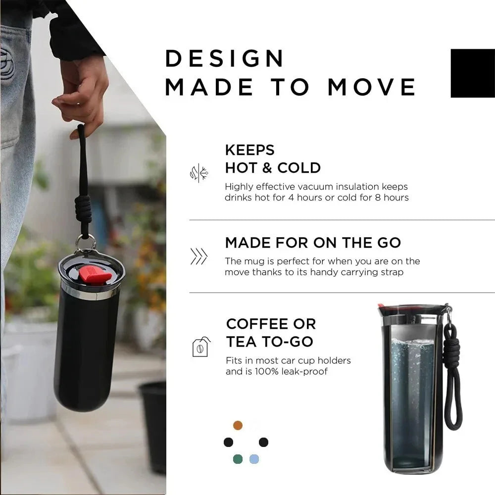 Custom Name 304 Stainless Steel Water Bottle Double Walled Insulated Thermal Personalized Mug Leakproof Vacuum Coffee Drinkware