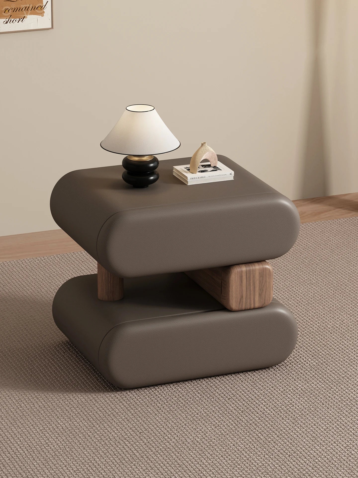 Cream Style Elegant Nightstands Space Saving Glamour Luxury Bedside Tables Trendy Creative Table De Chevet Bedroom Furniture