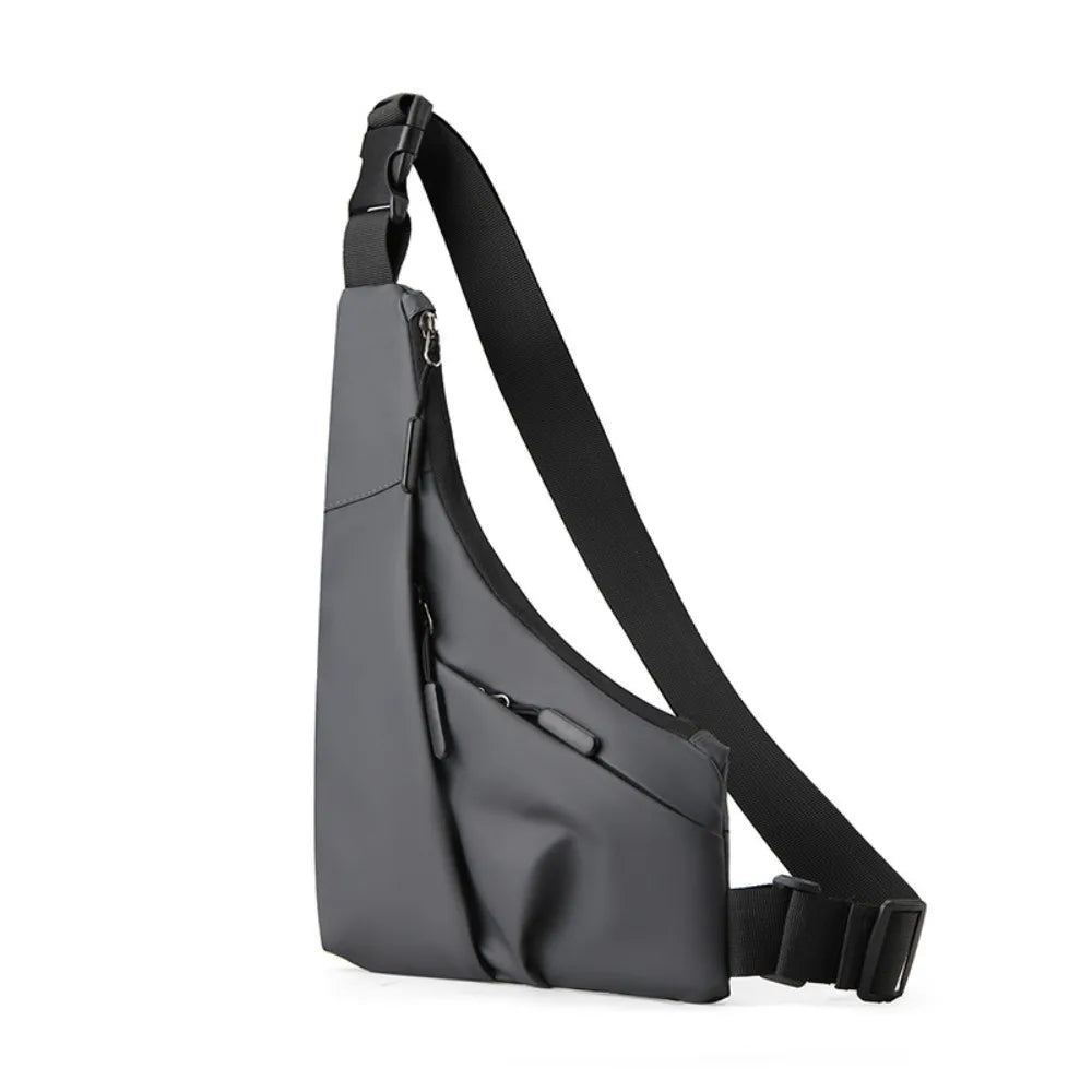 New Fashion Underarm Wrap Chest Bag Street-Style Nylon Waist Bag Solid Color Waterproof Crossbody Bag Outdoor