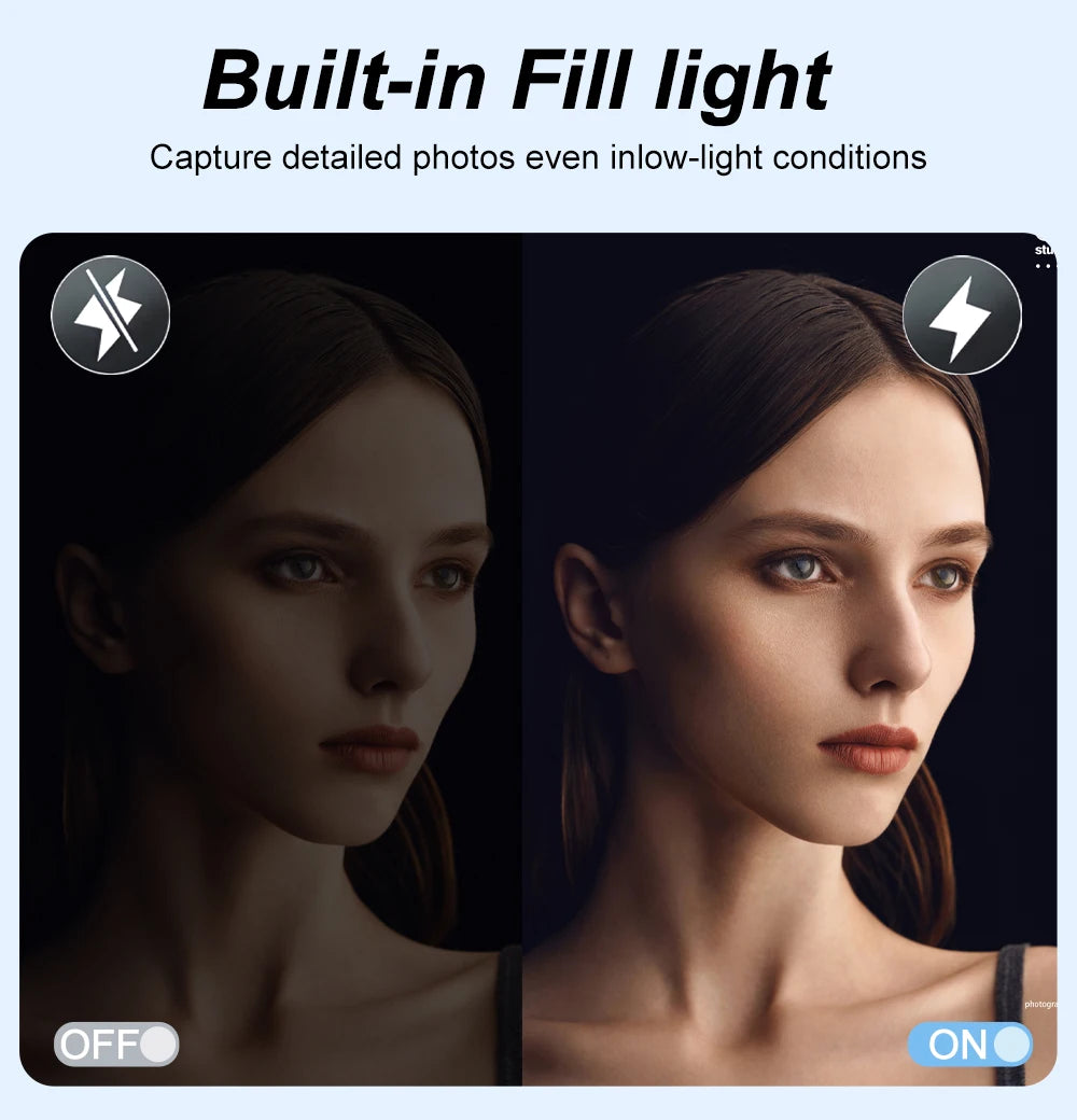 Ourlife AC600 Digital Camera 4K 64MP UHD Cameras 18X Digital Zoom 180° Flip Screen Vintage Vlogging Camera for YouTube Autofocus