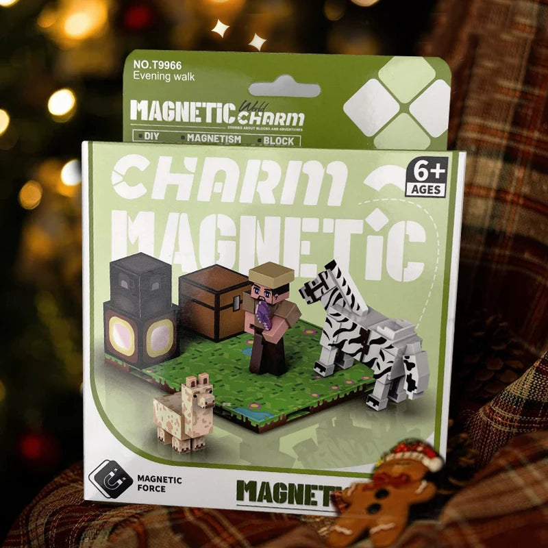 3D My Magnetic Building Blocks, DIY Learning Building Space Reasoning Toys, Birthday Gifts for Children over 6 Years Old