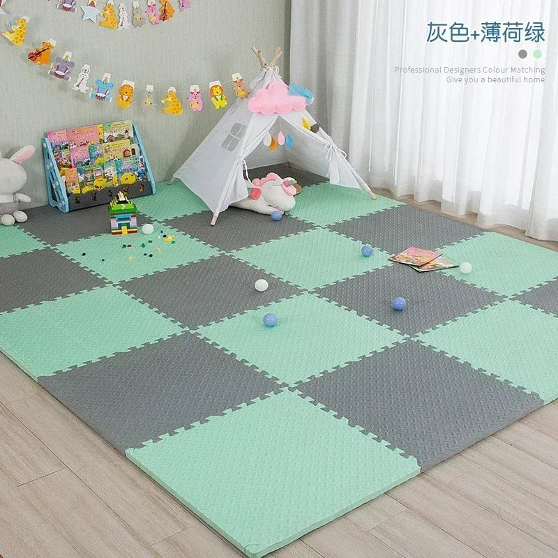 16/18Pcs Baby Puzzle Floor Kids Carpet EVA Foam Baby Blanket Educational Toys Play Mat Rubber Crawling Mat playmat 30x30x1CM New