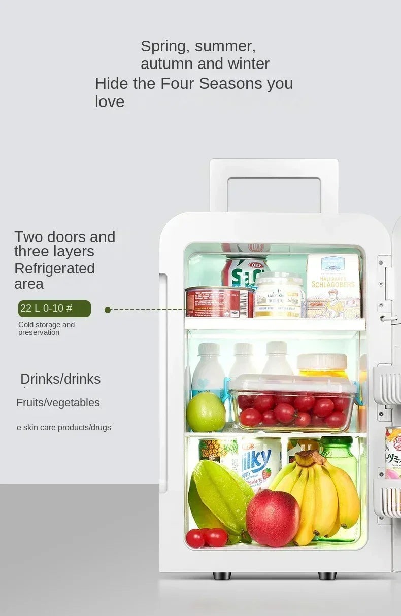 220V EOS Mini Compact Refrigerator for Bedroom, Dorm Room, Office and Travel CAB