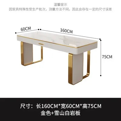Modern Luxury Rock Slab Room Desks Gaming Desk Computer Desk Office Table Gaming Table Motion Study Computer Desks Furniture
