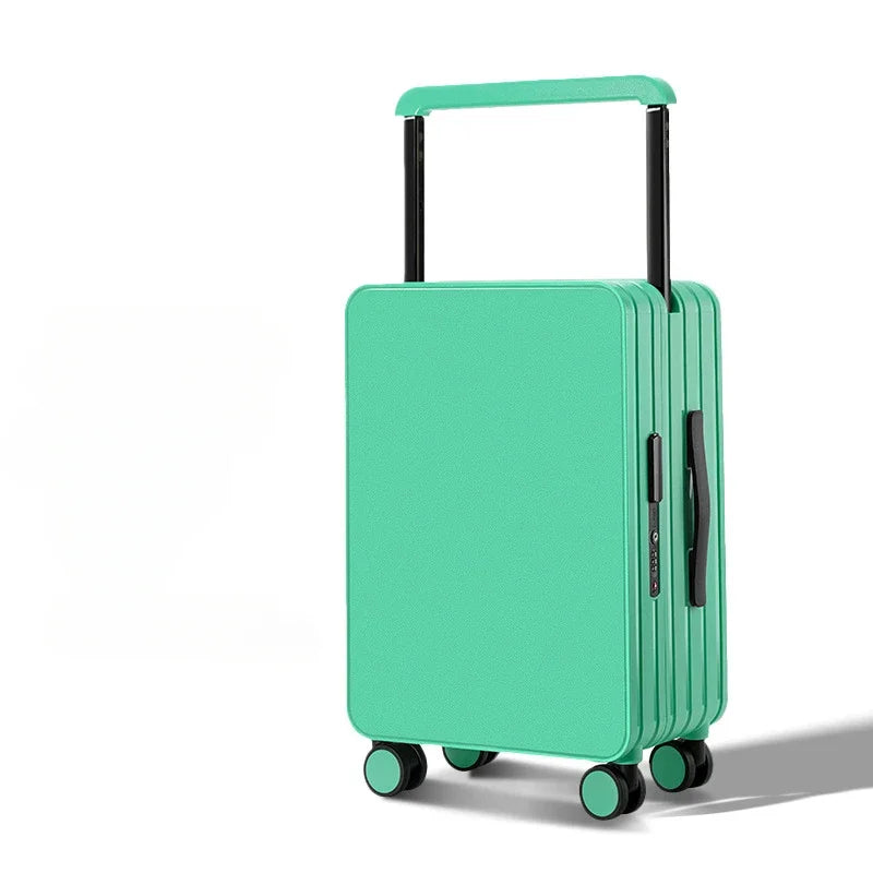 New Mid-Width Draw-Bar Luggage Large Capacity Travel Password Suitcase ABS+PC Fashion Travel Suitcase on Wheels